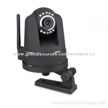 Wireless outdoor IP camera with 8 LEDs, dual-way audio, IR night vision up to 5m